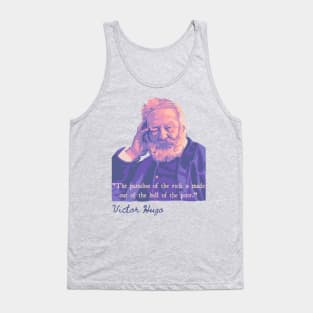 Victor Hugo Portrait and Quote Tank Top